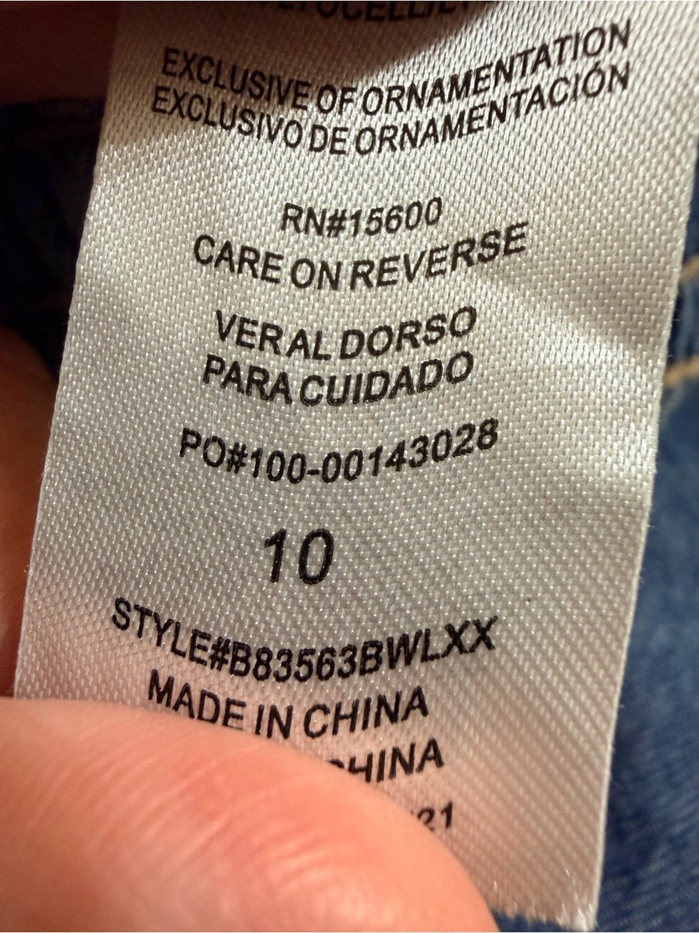 Jeans Subcategory Identification - Picture 4 of 4